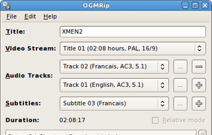 OGMRip screenshot 1