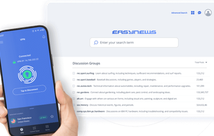 Easynews screenshot 1