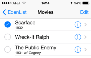 EdenList screenshot 1