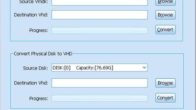 2Tware Convert VHD screenshot 1