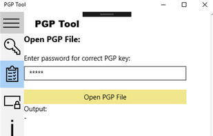 PGP Tool screenshot 2