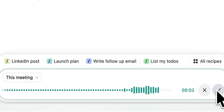 Granola adds chat feature with voice activation and CMD+T shortcut