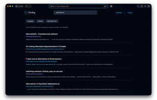 Searching for alternative to