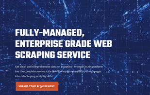 Fully Managed Enterprise Grade Web Scraping Service