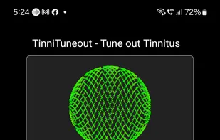 Welcome to TinniTuneout — your personalized sound companion for tinnitus.
• Start/Stop: Tap play to begin or stop your calming soundscape.
• Timer: Set duration; sound fades out automatically for focus or sleep.
• Binaural: Play in both ears or only the affected ear.
• Visualisation: See patterns that match the sound for gentle focus.