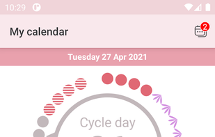 WomanLog Period Calendar screenshot 1