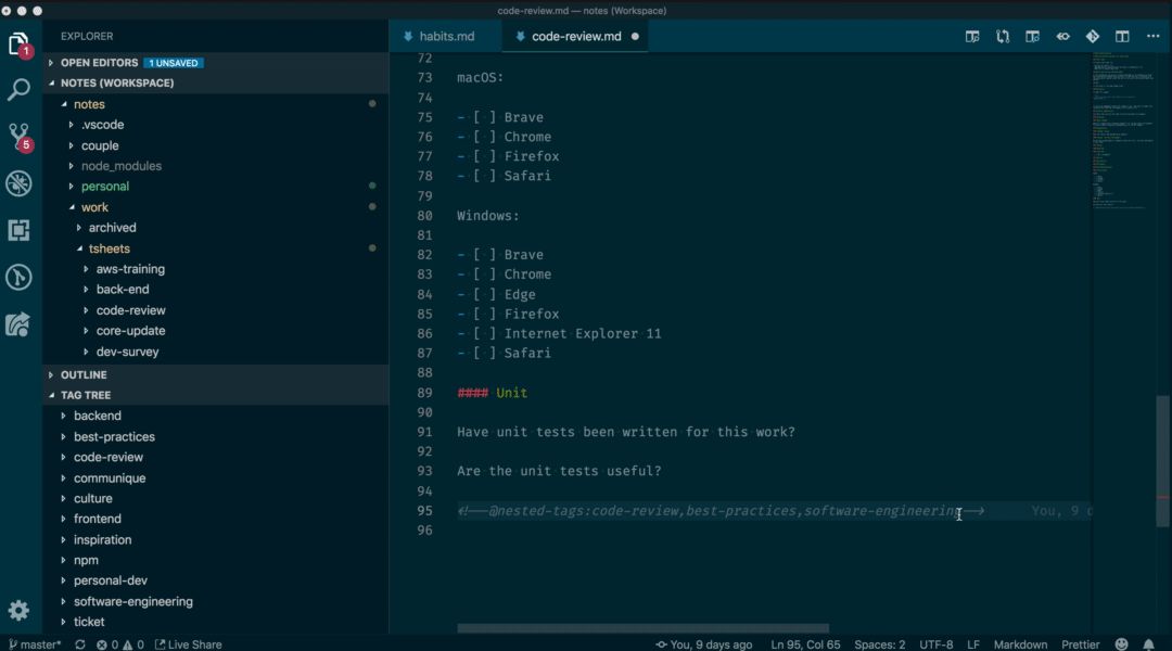 vscode-nested-tags Alternatives: 25  Note-taking Tools and similar apps ...