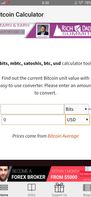 Bitcoin Calculator screenshot 1