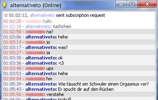 Personalized chat window (integrated tabsrmm)