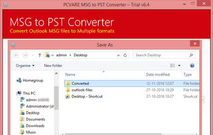 Choose Location to save Resultant File