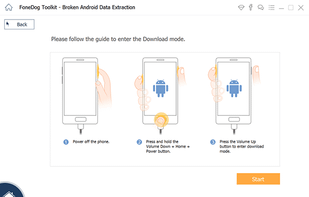 FoneDog Broken Android Data Extraction screenshot 1
