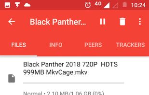 Turbo Torrent screenshot 1