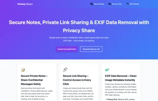 Privacy Share screenshot 1