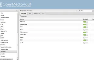 openmediavault screenshot 3