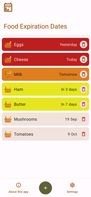 Food Expiration Dates screenshot 1