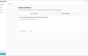 Advanced Filters - AI Filtering