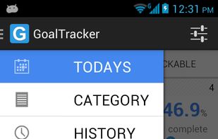 GoalTracker screenshot 1