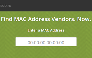 MAC Vendors screenshot 1