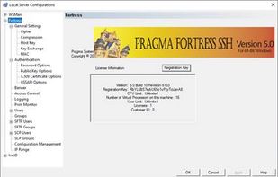 Pragma Fortress SSH Server screenshot 1