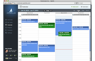 Apollo Project and Contact Management screenshot 1