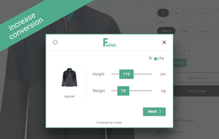 Faslet Size Me Up screenshot 1