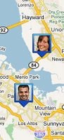 Google Latitude screenshot 1