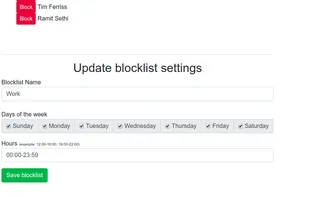 Has advanced scheduling (both by hour and day of the week)