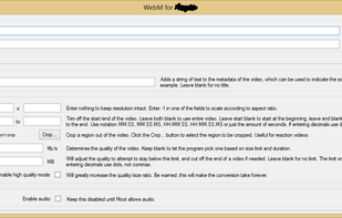 WebMConverter screenshot 1