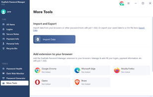 DualSafe Password Manager  screenshot 1