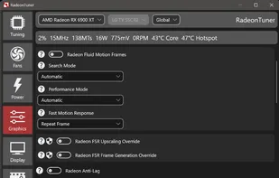 RadeonTuner screenshot 2