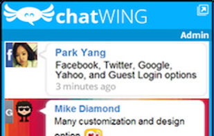 Chatwing screenshot 1