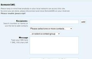 RemoteSMS Pro screenshot 1
