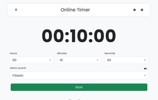 Online Alarm Clock screenshot 3