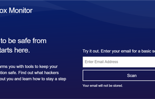Mozilla Monitor screenshot 1