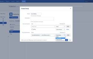 Manage permissions
Already existing permission information (JIRA roles) can be reused to manage the access control in SESAM. Therefore, roles do not need to be managed in several places and administration is way more efficient.
