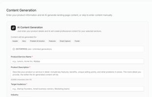 AI Copywriting Assistant: Stuck on what to write? Let our AI generate compelling headlines and product descriptions for you in seconds.
