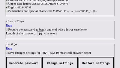 Secure password generator in Iridium
