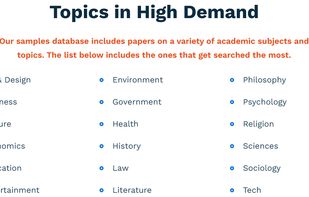Various topics.