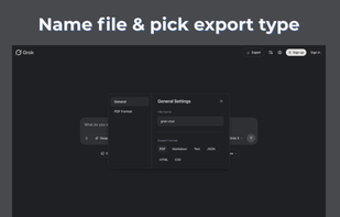 Grok to PDF screenshot 2