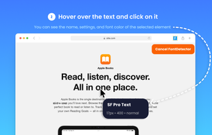 FontDetector Pro screenshot 1
