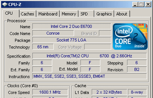 CPU-Z screenshot 1
