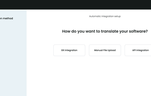 Select integration method