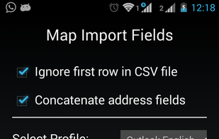 Contacts Import screenshot 3