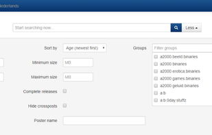 NZBIndex screenshot 1