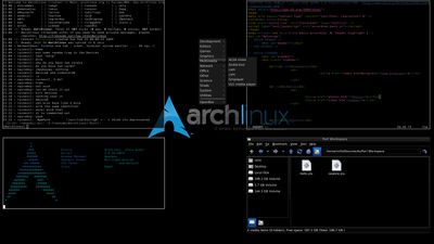 arch with openbox window manager