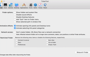 TinkerTool screenshot 1