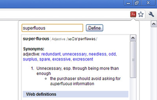 Google Dictionary screenshot 2