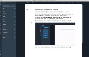 WriterSolo screenshot 1