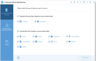 Coolmuster iPhone Data Recovery screenshot 1