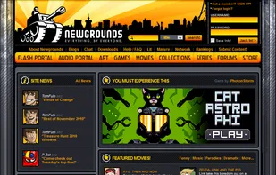 old design of Homepage